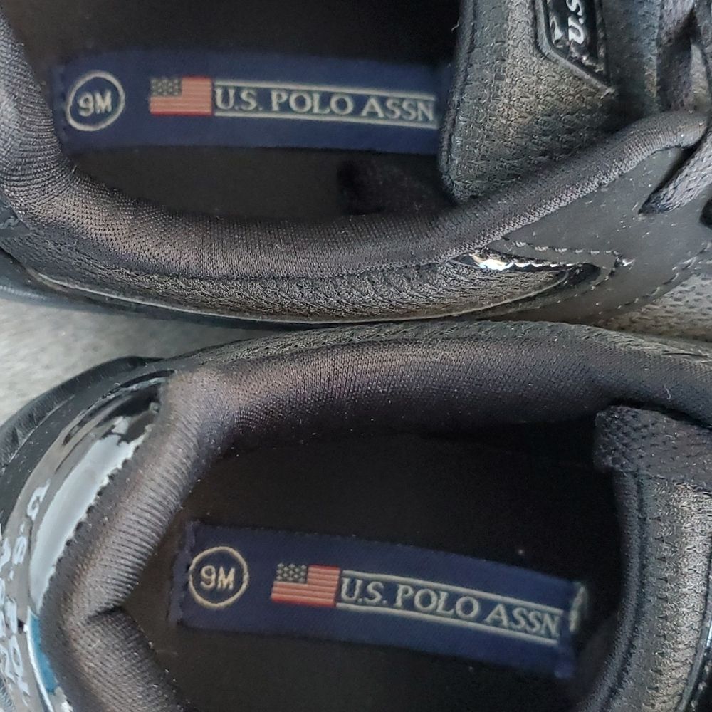 NWOB U.S. Polo Assn. NW8683 Zander Women's Black Sneakers - Size 9M - Picture 3 of 10
